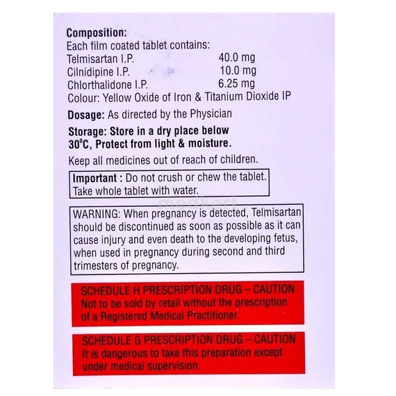 telma lnc 40/10/6.25mg tablet 15's